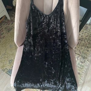 Black Velvet Topshop Dress
